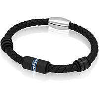 bracelet Leather man jewel Carbon TK-B152B