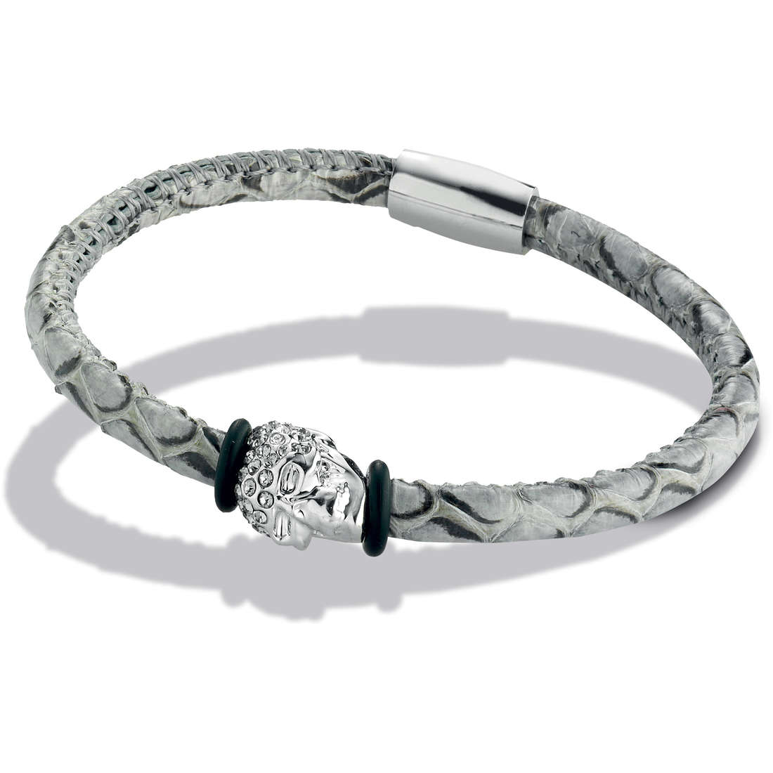 bracelet Leather woman jewel Crystals LBBK463