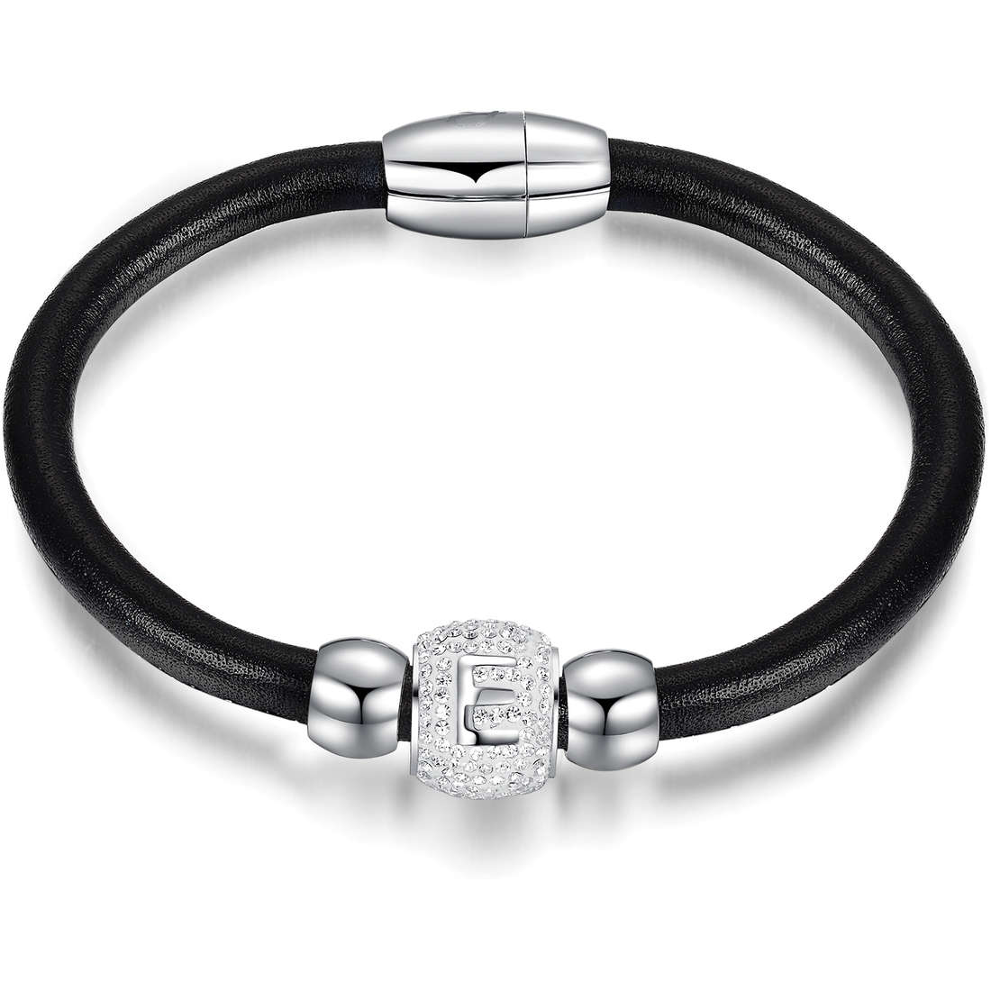 bracelet Leather woman jewel Crystals LBBK773