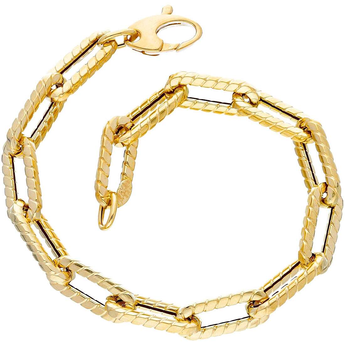 bracelet man Chain 18 kt Gold jewel GioiaPura Oro 750 GP-S243747