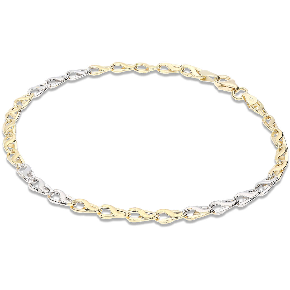 bracelet man Chain 18 kt Gold jewel GioiaPura Oro 750 GP-SMLP080GB21