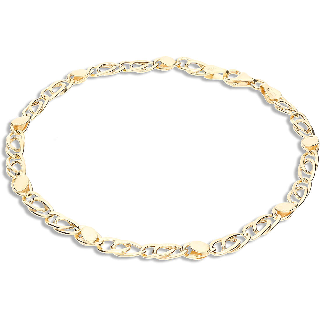 bracelet man Chain 18 kt Gold jewel GioiaPura Oro 750 GP-SMLP100GG21