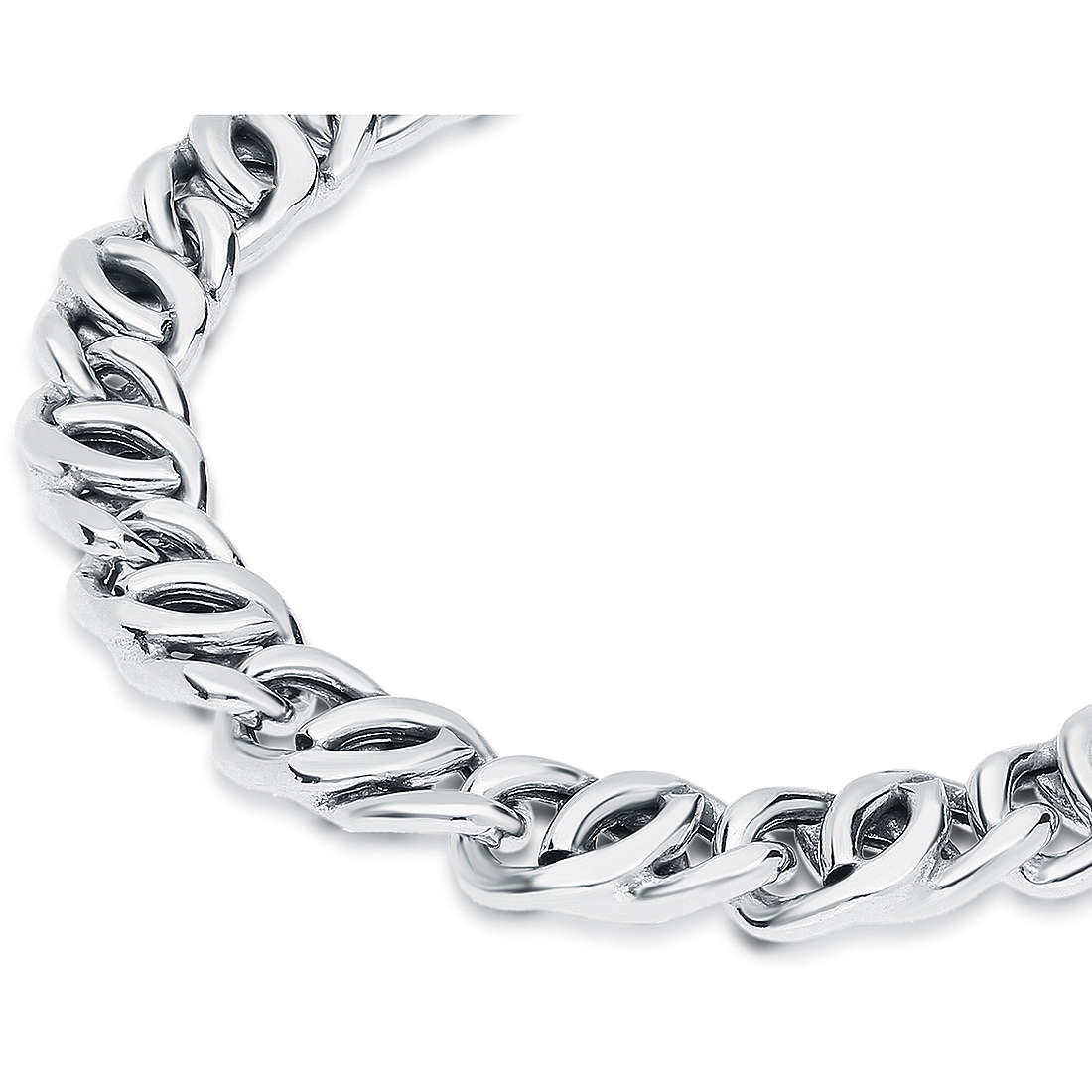 bracelet man Chain 925 Silver jewel GioiaPura lbOPV180MR-B
