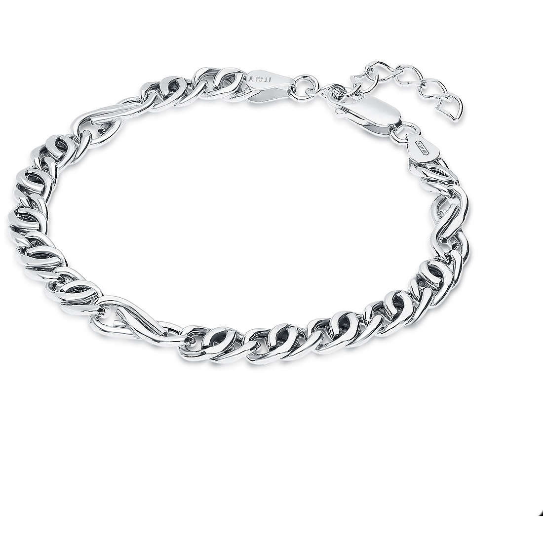 bracelet man Chain 925 Silver jewel GioiaPura lbOPVA140MR-B