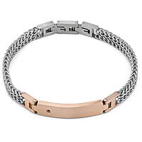 bracelet man jewellery Boccadamo Man ABR688RS
