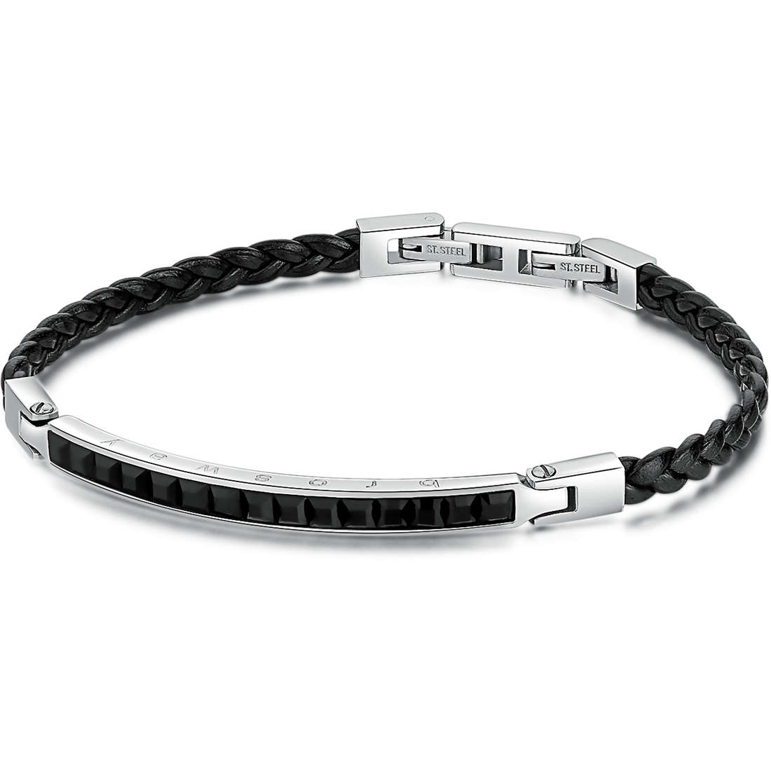 bracelet man jewellery Brosway Black BKL16