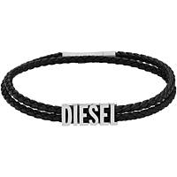 bracelet man jewellery Diesel Leather/Steel DX1391040