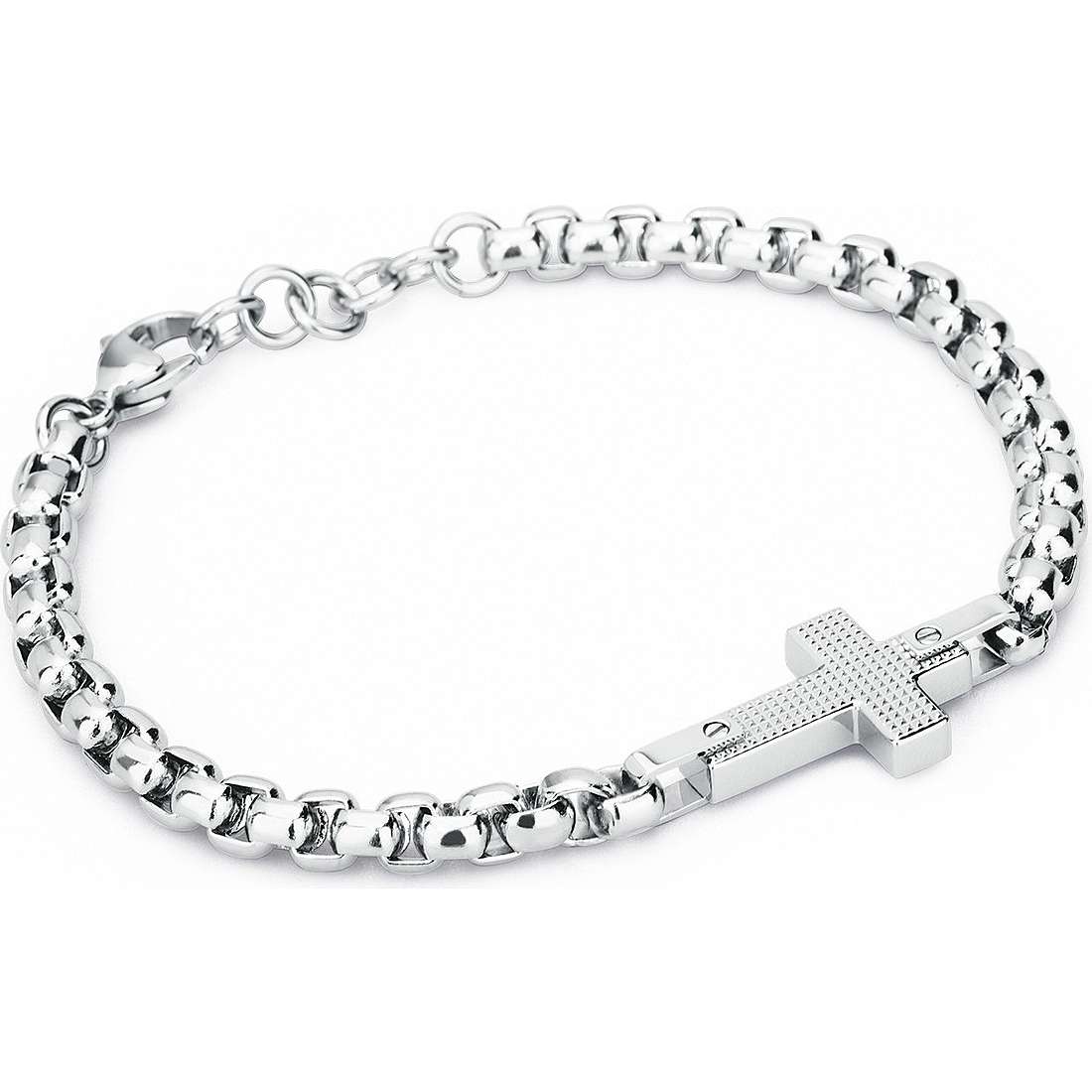 bracelet man jewellery Sagapò Croix SCX12