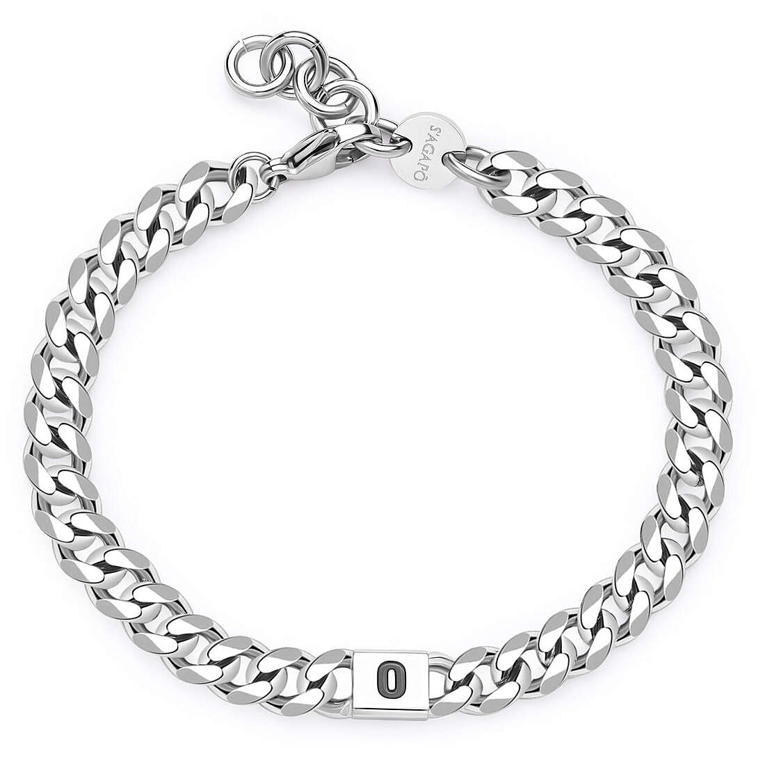 bracelet man jewellery Sagapò Monogram SMG25