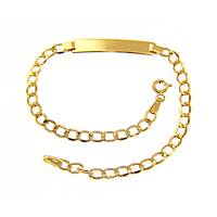 bracelet man With Plate 18 kt Gold jewel GioiaPura Oro 750 GP-S212661