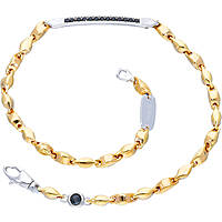 bracelet man With Plate 18 kt Gold jewel GioiaPura Oro 750 GP-S244774