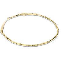 bracelet man With Plate 18 kt Gold jewel GioiaPura Oro 750 GP-SVIR224GG21T