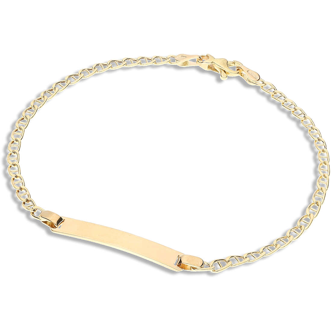 bracelet man With Plate 18 kt Gold jewel GioiaPura Oro 750 GP-SVTD060GGT18