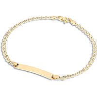 bracelet man With Plate 18 kt Gold jewel GioiaPura Oro 750 GP-SVTD060GGT18