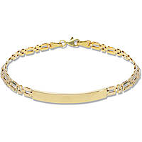 bracelet man With Plate 9 kt Gold jewel GioiaPura Oro 375 GP9-S248608