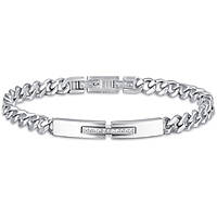 bracelet Steel man jewel Crystals BA1261