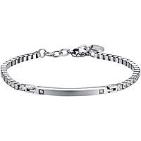 bracelet Steel man jewel Crystals BA1366