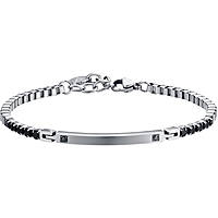 bracelet Steel man jewel Crystals BA1367
