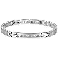 bracelet Steel man jewel Crystals BA1494