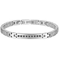 bracelet Steel man jewel Crystals BA1495