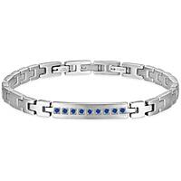 bracelet Steel man jewel Crystals BA1496