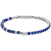 bracelet Steel man jewel Crystals BA1578