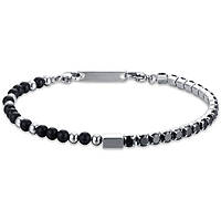 bracelet Steel man jewel Crystals BA1580