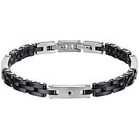bracelet Steel man jewel Crystals BA1646