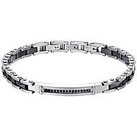 bracelet Steel man jewel Crystals BA1675