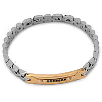 bracelet Steel man jewel Zircons ABR600R