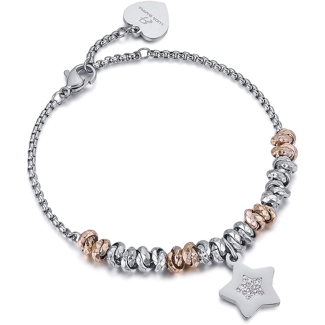 bracelet Steel woman jewel Crystals BK1870