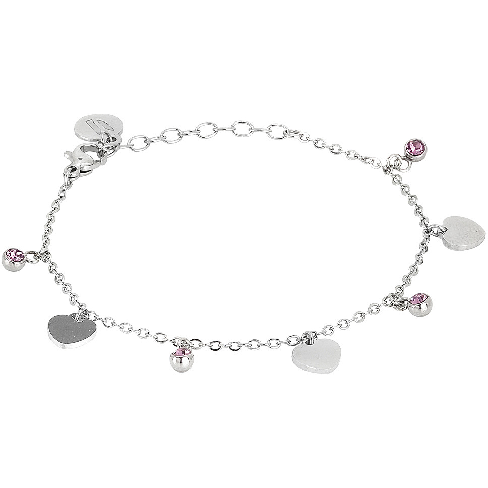 bracelet Steel woman jewel Crystals FL/BR04