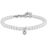 bracelet Steel woman jewel Crystals, Synthetic Pearls BK2514