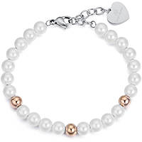 bracelet Steel woman jewel Pearls BK1892