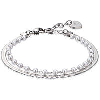 bracelet Steel woman jewel Pearls BK2392