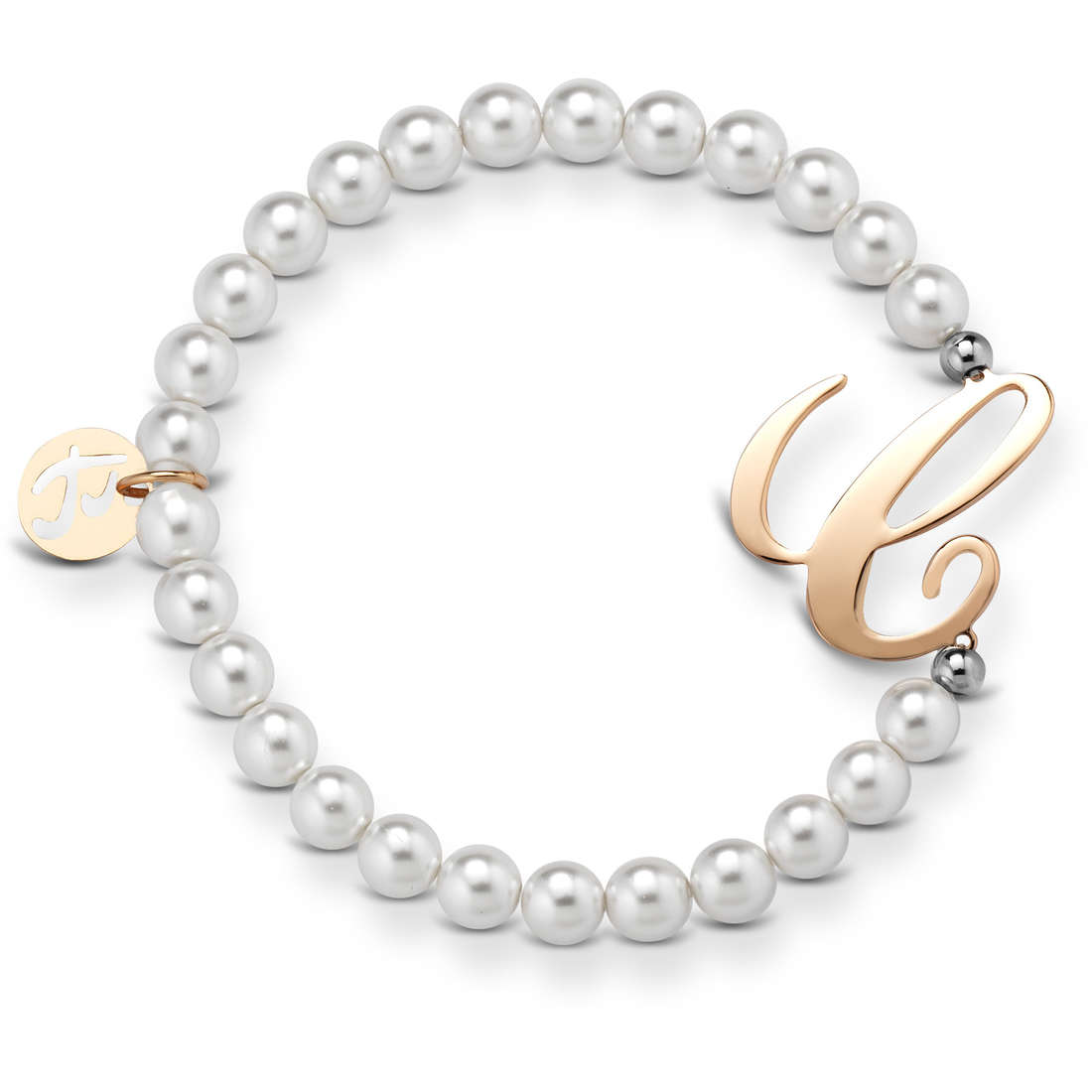 bracelet Steel woman jewel Pearls LBBK1265