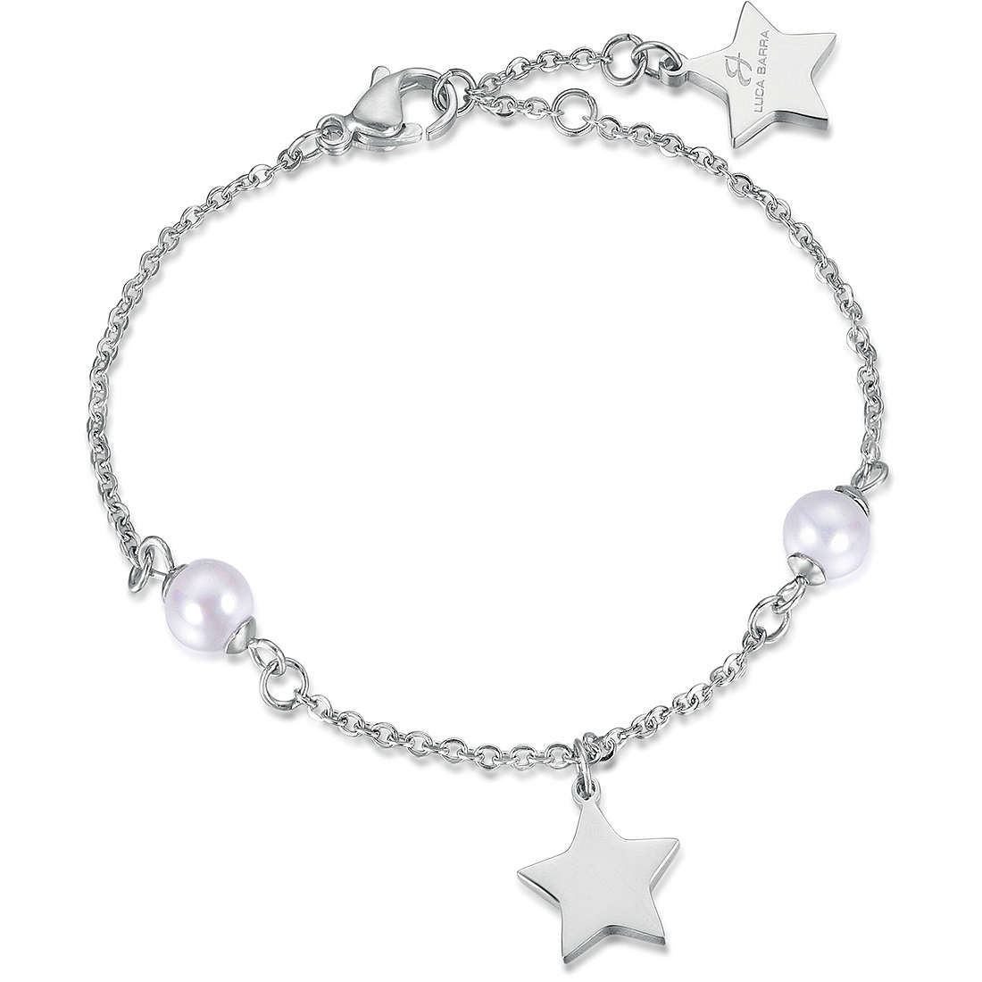 bracelet Steel woman jewel Pearls LBBK1687