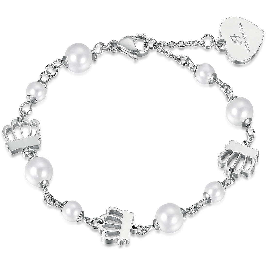 bracelet Steel woman jewel Pearls LBBK1690