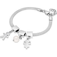 bracelet Steel woman jewel Synthetic Pearls FSY115BS