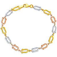 bracelet woman Chain 18 kt Gold jewel GioiaPura GP-S258159