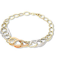 bracelet woman Chain 18 kt Gold jewel GioiaPura Oro 750 GP-S185139