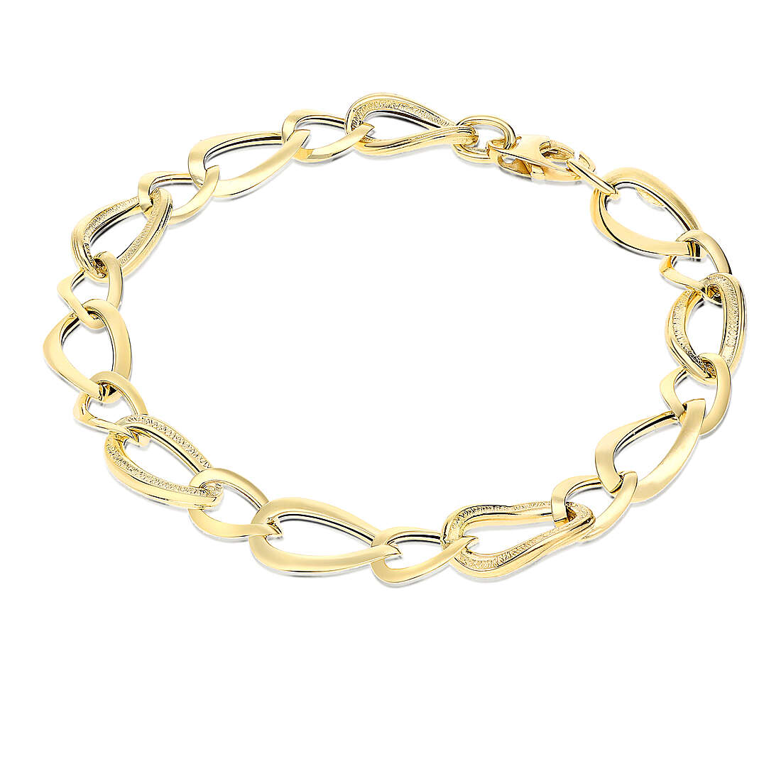 bracelet woman Chain 18 kt Gold jewel GioiaPura Oro 750 GP-S204730
