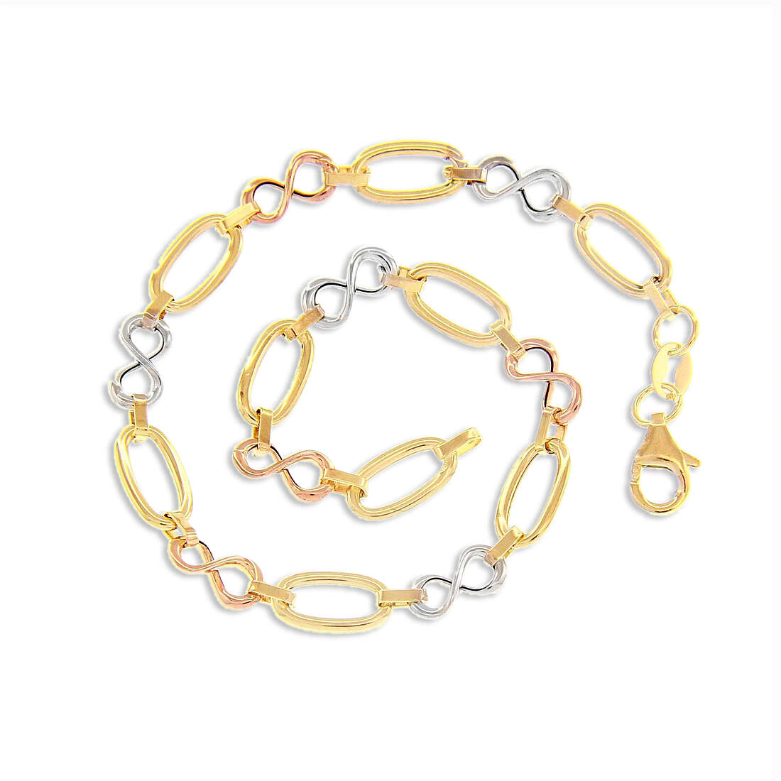 bracelet woman Chain 18 kt Gold jewel GioiaPura Oro 750 GP-S231763