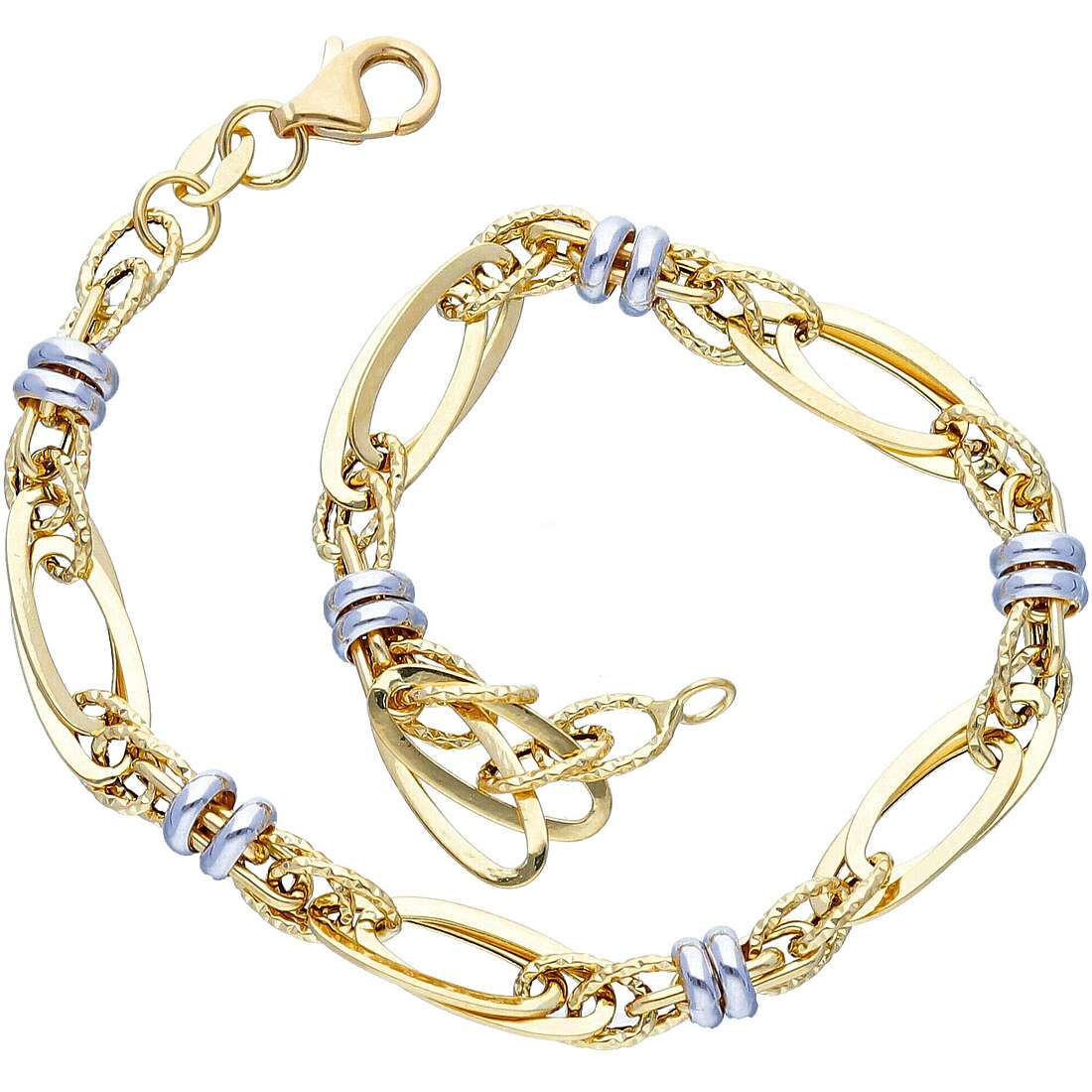 bracelet woman Chain 18 kt Gold jewel GioiaPura Oro 750 GP-S238346