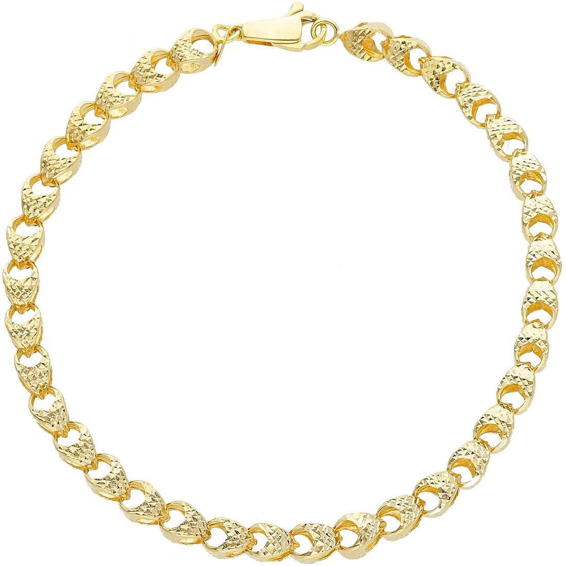 bracelet woman Chain 18 kt Gold jewel GioiaPura Oro 750 GP-S249891