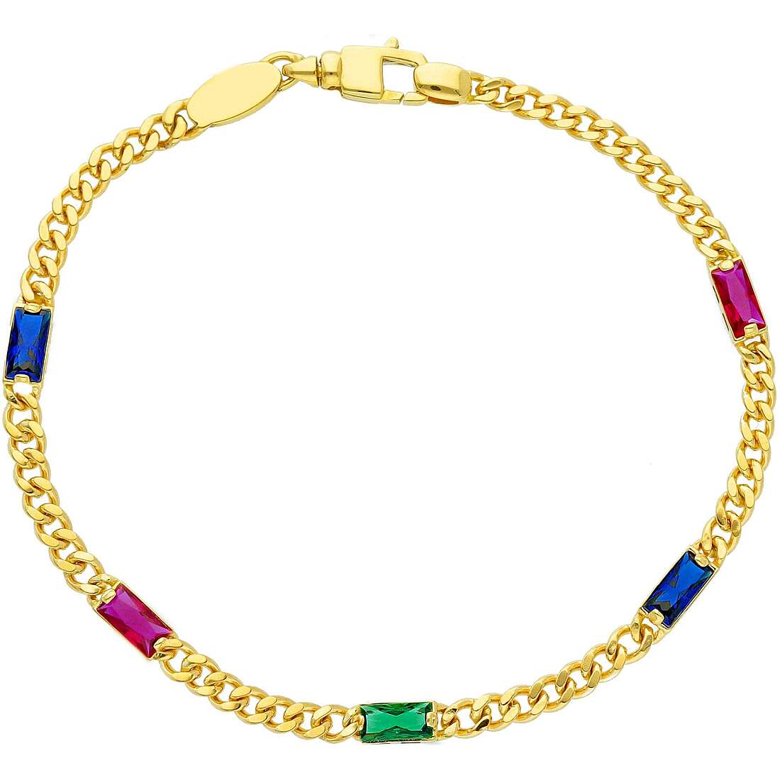 bracelet woman Chain 18 kt Gold jewel GioiaPura Oro 750 GP-S250791