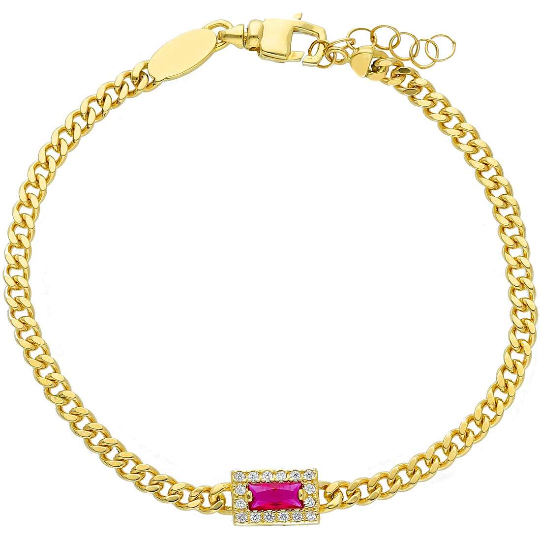 bracelet woman Chain 18 kt Gold jewel GioiaPura Oro 750 GP-S250800