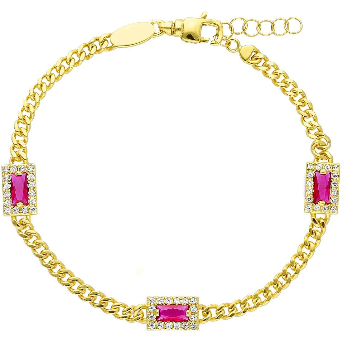 bracelet woman Chain 18 kt Gold jewel GioiaPura Oro 750 GP-S250804