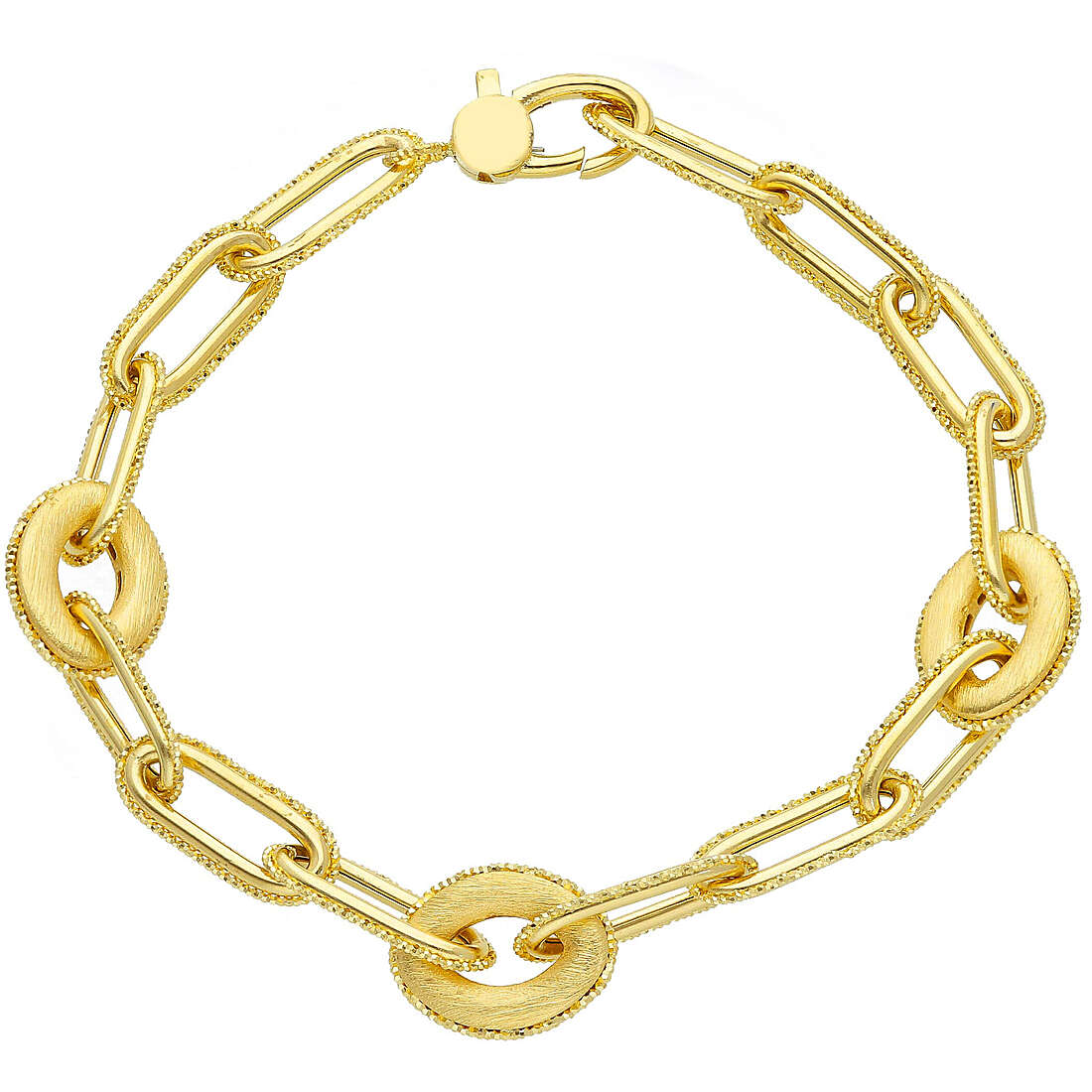 bracelet woman Chain 18 kt Gold jewel GioiaPura Oro 750 GP-S252453