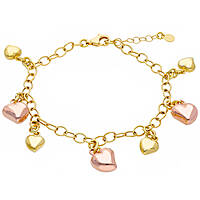 bracelet woman Chain 18 kt Gold jewel GioiaPura Oro 750 GP-S253027